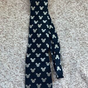 Black and Gray Disney Patterned Bottoms